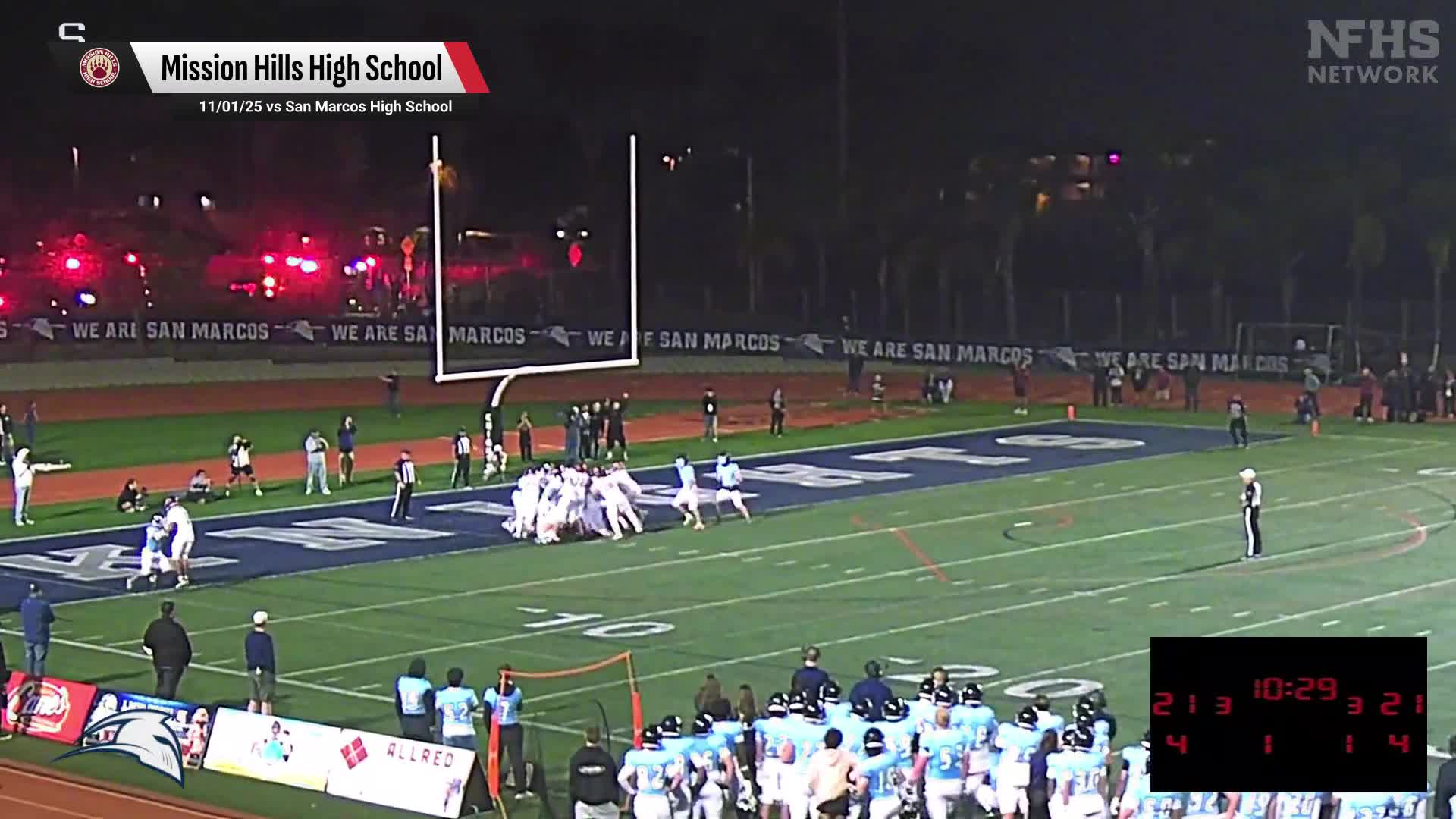 Football Recap: Cathedral Catholic Takes Down Mission Hills in a Playoff Battle + How To Watch