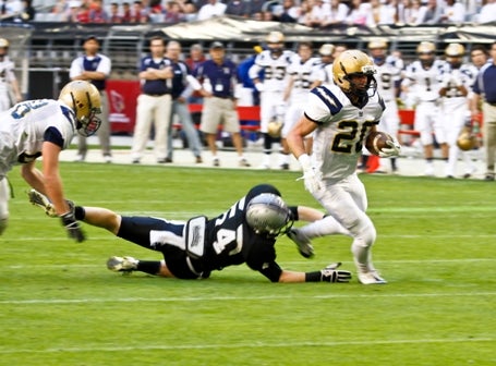 Jarek Hilgers will once again try to leave the Hamilton defense behind him.