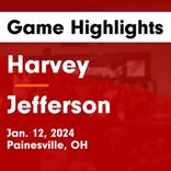 Basketball Game Recap: Jefferson Area Falcons vs. Harvey Red Raiders