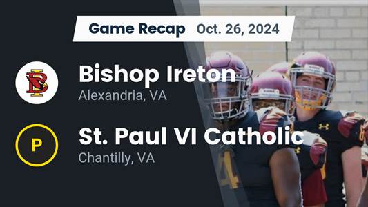 Football Recap: Paul VI Skates Past Saint John Paul the Great Ca