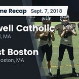 Football Game Recap: East Boston vs. South Boston [Excel/Snowden International/Quincy Upper]