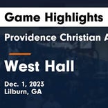 West Hall vs. Providence Christian Academy
