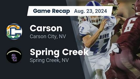 Football Recap: Carson Has No Trouble Against Spring Creek