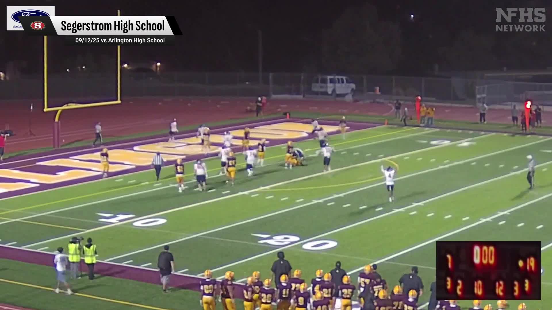 Football Recap: Strong  Performance on D from  Isak Landeros and  Andrew Abarca Leads Segerstrom over Garden Grove + How To Watch