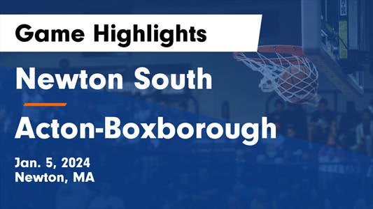 Newton South vs. Acton-Boxborough