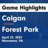 Soccer Game Recap: Charles J. Colgan vs. Forest Park