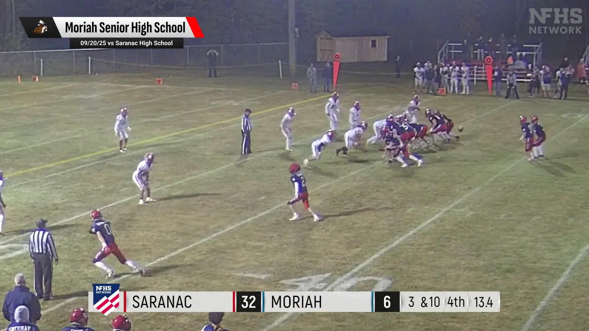 Football Recap: Moriah Wins Going Away Against Ticonderoga + How To Watch