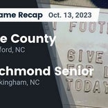 Football Game Recap: Lee County Yellow Jackets vs. Richmond Raiders