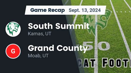 Football Recap: Grand County Comes Up Short