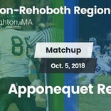 Football Game Recap: Dighton-Rehoboth Regional vs. Apponequet Re