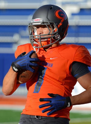 Biaggio Ali Walsh last week before Gorman's
game with Brophy Prep (Phoenix).