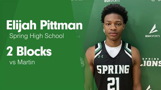 Elijah Pittman Game Report: @ Westfield