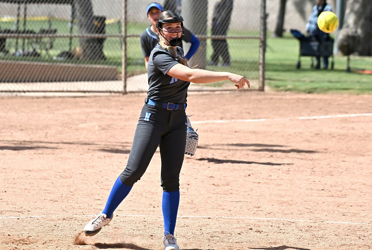 UCLA commit Coral Williams has a 0.00 ERA in two starts as a junior for the nation’s No. 1 ranked team. The Cougars are coming off a Southern Section Division 1 championship in 2025. (PHOTO: Heston Quan)