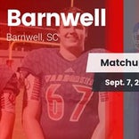 Football Game Recap: Barnwell vs. Burke