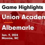 Amari Baldwin leads Albemarle to victory over Union Academy