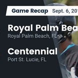 Football Game Recap: Royal Palm Beach vs. Forest Hill