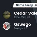 Football Game Recap: Oswego Indians vs. Chase County Bulldogs