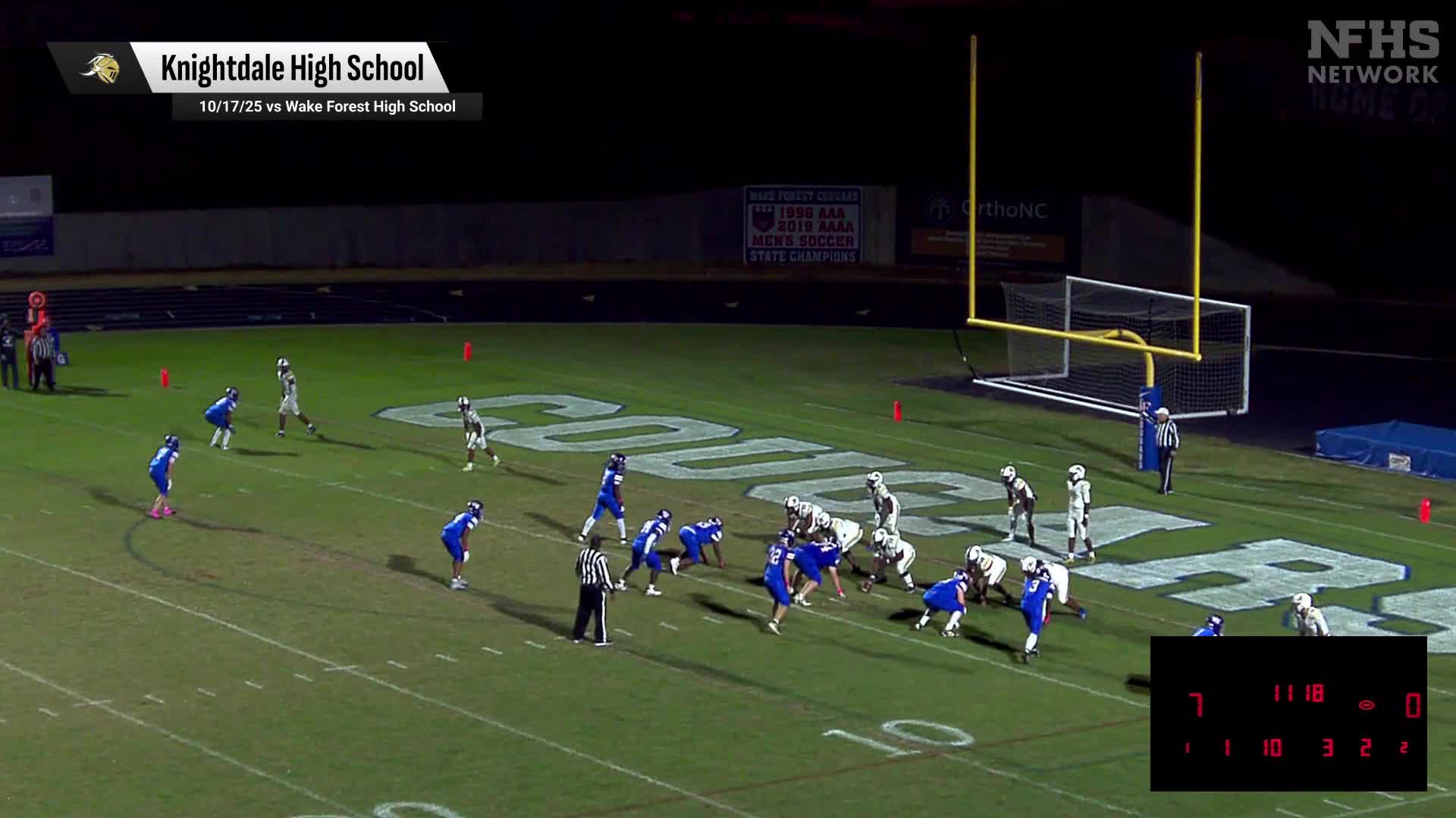 Football Recap: Knightdale Skates Past East Wake with Ease + How To Watch