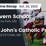 Football Game Recap: St. John&#39;s Catholic Prep Vikings vs. Severn School Admirals