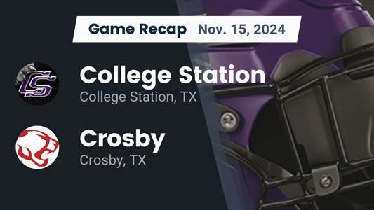 Football Recap: College Station Picks Up 12th Straight Win at Home
