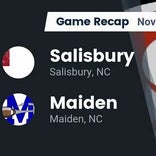 Football Game Recap: Salisbury Hornets vs. Shelby Golden Lions