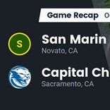 Football Game Recap: Capital Christian Cougars vs. San Marin Mustangs
