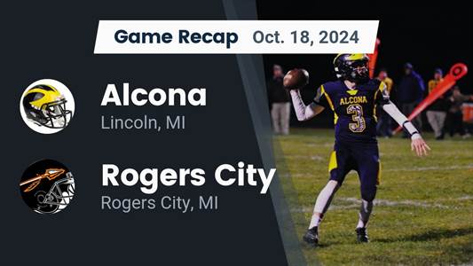 Football Recap: Alcona Picks Up Eighth Consecutive  Win