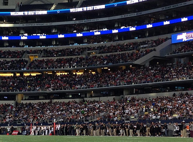 Record crowds filled AT&T Stadium for the UIL finals.