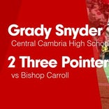 Baseball Recap: Central Cambria triumphant thanks to a strong effort from  Grady Snyder