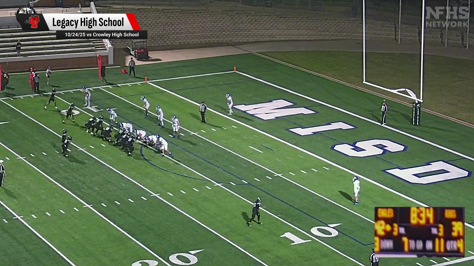 Football Recap: Mansfield Legacy Comes Up Short