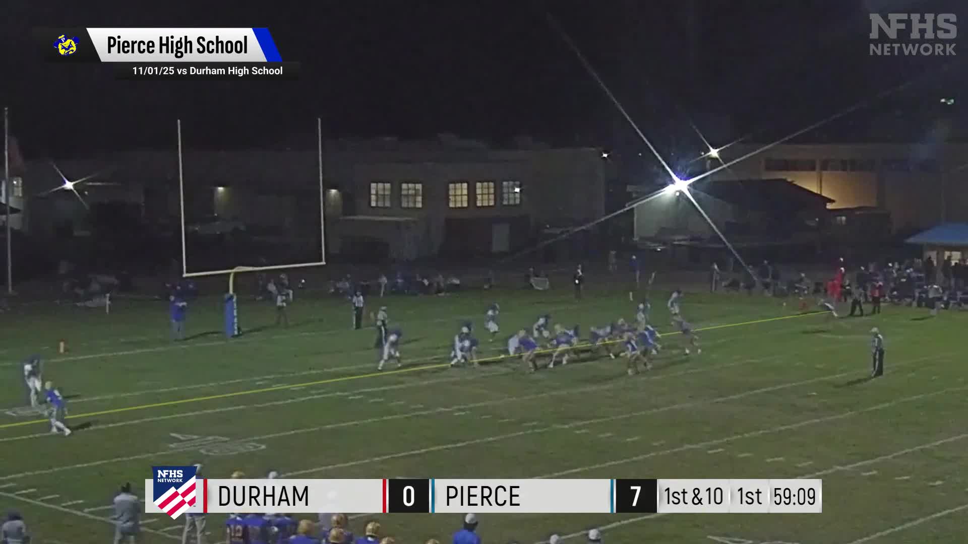 Football Recap: Pierce's Undefeated Season over After Ten Games + How To Watch