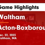 Acton-Boxborough vs. Waltham