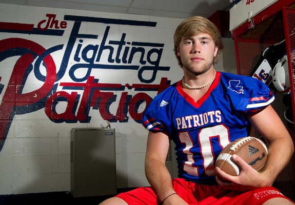 Patrick Morton is back at quarterback this season after an injury. He may end up playing in a two-quarterback system.