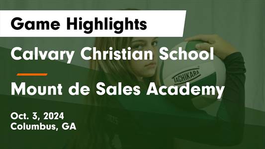 Volleyball Recap: Mount de Sales Academy Comes Up Short