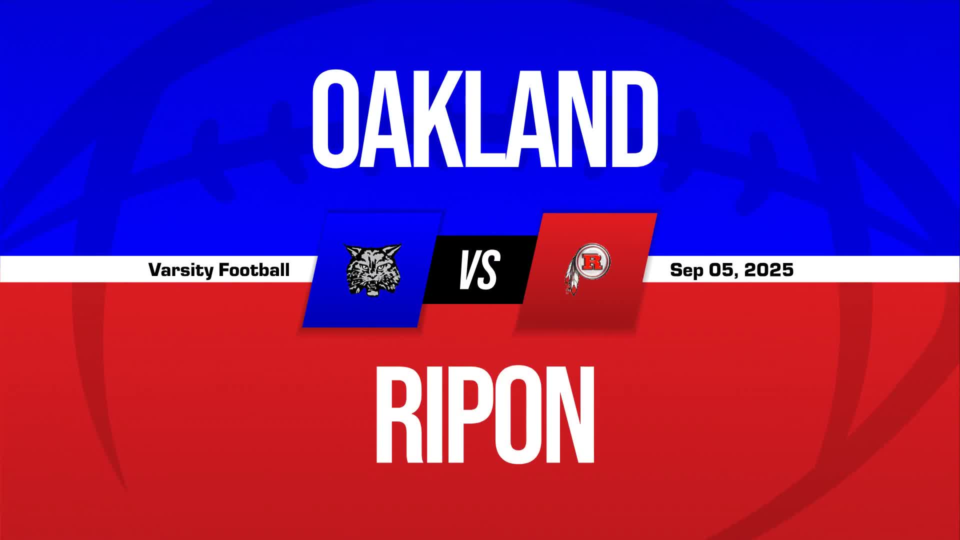 Football Recap: Ripon Beats Oakland for Their Third Straight  Vi