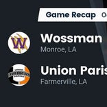 Wossman beats Union Parish for their fifth straight win