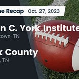 Football Game Recap: York Institute Dragons vs. East Robertson Indians