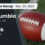 Football Game Recap: Columbia Eagles vs. Cook Hornets