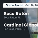 Cardinal Gibbons vs. Boca Raton