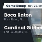 Cardinal Gibbons beats Boca Raton for their third straight win