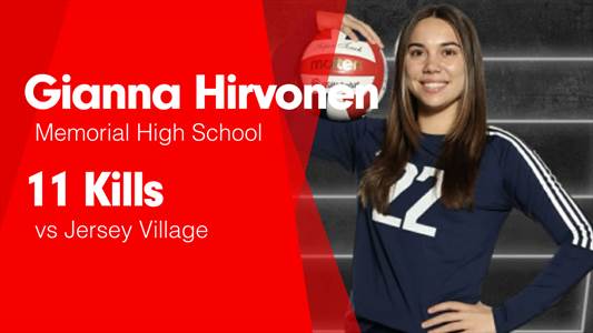 Gianna Hirvonen Game Report: @ Cypress Creek
