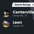 Football Game Recap: Leon Cougars vs. Centerville Tigers