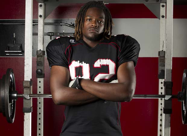 Defensive lineman Jaylen Johnson