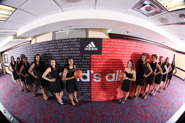 The West girls squad before the formal dinner. 
