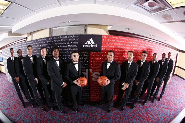 The East boys squad posing before the formal dinner. 