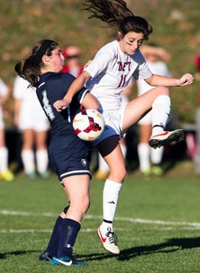 Nobles, Taft met in the quarterfinalsof the Class A soccer tournament.
