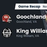 Football Game Recap: Goochland vs. Poquoson