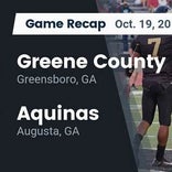 Football Game Recap: Greene County vs. Washington-Wilkes