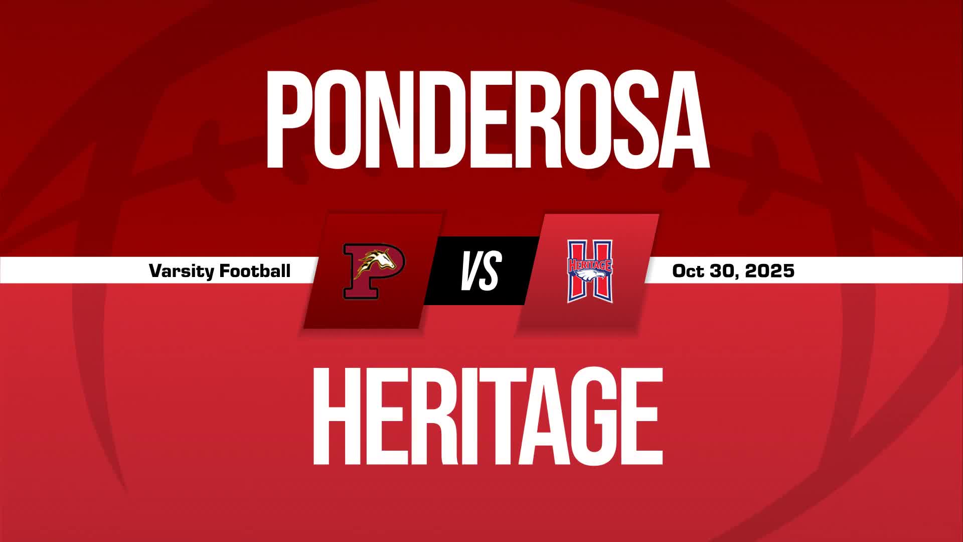 Football Recap: Ponderosa Comes Up Short + How To Watch