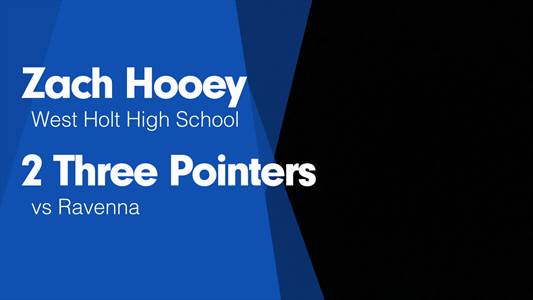 Zach Hooey Game Report: @ Ravenna